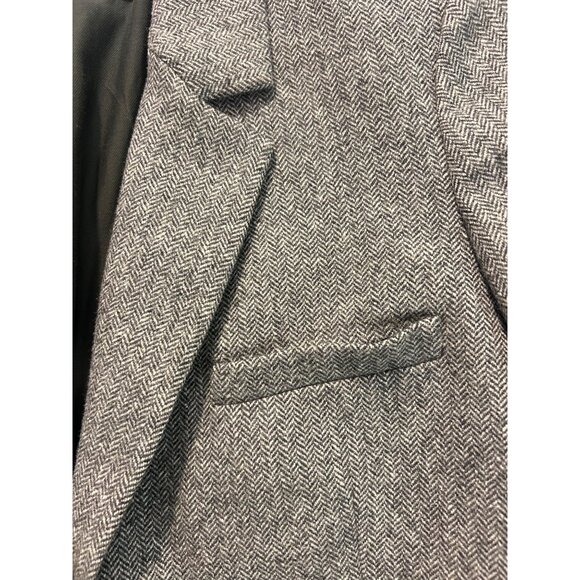 Everlane The Oversized Blazer in Wool Gray Herringbone size 10 - Picture 8 of 9